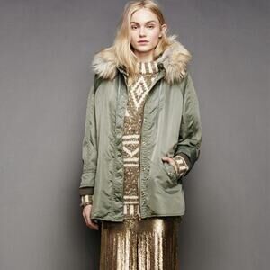 J.Crew Fall 2015 Collection Nylon Parka With Removable Liner Size XS